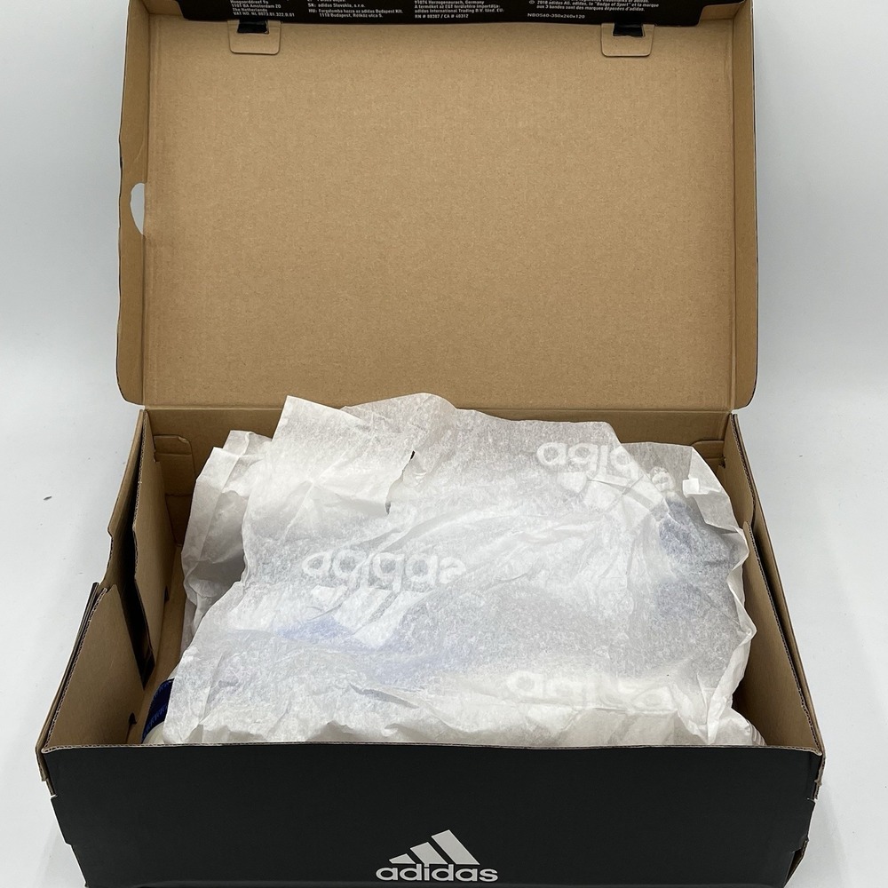 NEW! Adidas Freak X Carbon Mid Football Cleats - White/Blue - Size 13.5 - F97435 - Picture 9 of 13